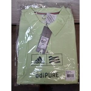 Adidas Adipure Green XXL NEW Polo Golf Shirt Short Sleeve